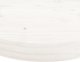 vidaXL Blat do stołu, okrągły, biały, 70x3 cm, lite drewno sosnowe 5