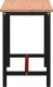 vidaXL Stół roboczy, 150x55x81,5 cm, lite drewno bukowe i metal 4