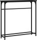 vidaXL Stolik konsolowy, czarny, 75x19,5x75 cm 1