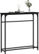 vidaXL Stolik konsolowy, czarny, 75x19,5x75 cm 2