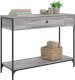 vidaXL Stolik konsolowy, szary dąb sonoma, 100x34,5x75 cm 3