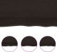 vidaXL Półka, ciemnobrązowa, 60x40x(2-4) cm, wykończone drewno dębowe 6
