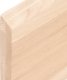 vidaXL Blat do łazienki, 100x50x(2-4) cm, surowe, lite drewno 7