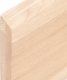 vidaXL Blat do łazienki, 60x60x(2-4) cm, surowe, lite drewno 7