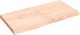 vidaXL Blat do łazienki, 120x60x(2-6) cm, surowe, lite drewno 2