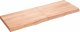 vidaXL Blat do łazienki, jasnobrązowy, 140x50x(2-6) cm, lite drewno 2
