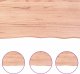 vidaXL Blat do łazienki, jasnobrązowy, 180x50x(2-4) cm, lite drewno 5