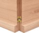 vidaXL Blat do łazienki, jasnobrązowy, 180x50x(2-4) cm, lite drewno 7
