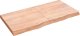 vidaXL Blat do łazienki, jasnobrązowy, 120x60x(2-6) cm, lite drewno 2