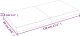 vidaXL Blat do łazienki, jasnobrązowy, 120x60x(2-6) cm, lite drewno 9