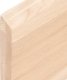 vidaXL Blat stołu, 140x60x(2-4) cm, surowe lite drewno dębowe 7