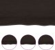 vidaXL Blat stołu, ciemnobrązowy, 180x60x(2-6) cm, lite drewno dębowe 5