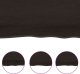 vidaXL Blat stołu, ciemnobrązowy, 200x60x(2-4) cm, lite drewno dębowe 5