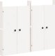 vidaXL Drzwi szafki kuchennej na zewnątrz, 2 szt., białe, 50x9x82 cm 2