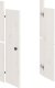 vidaXL Drzwi szafki kuchennej na zewnątrz, 2 szt., białe, 50x9x82 cm 4