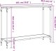 vidaXL Stolik konsolowy, czarny, 101x30,5x75 cm 9