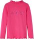 vidaXL Koszulka dziecięca z długimi rękawami, jaskrawy róż, 116 1