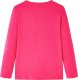 vidaXL Koszulka dziecięca z długimi rękawami, jaskrawy róż, 140 2