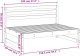 vidaXL Sofa środkowa do ogrodu, 120x80 cm, lite drewno daglezjowe 6