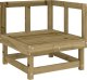 vidaXL Ogrodowa sofa narożna, impregnowane drewno sosnowe 1