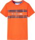 vidaXL Koszulka dziecięca, ciemnopomarańczowa, 116 1
