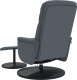 vidaXL Rozkładany fotel masujący z podnóżkiem, ciemnoszary, aksamit 6