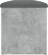 vidaXL Ławka ze schowkiem, szarość betonu, 102x42x45 cm 6
