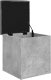 vidaXL Ławka ze schowkiem,szarość betonu, 42x42x45 cm 4