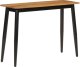 vidaXL Stolik konsolowy, 110x40x76 cm, lite drewno mango i żelazo 11