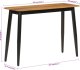 vidaXL Stolik konsolowy, 110x40x76 cm, lite drewno mango i żelazo 8