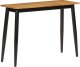 vidaXL Stolik konsolowy, 110x40x76 cm, lite drewno mango i żelazo 10