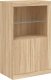 vidaXL Szafka z oświetleniem LED, dąb sonoma, 162x37x100 cm 10