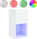 vidaXL Szafka pod telewizor, z LED, biała, 30,5x30x60 cm 1