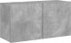 vidaXL Ścienna szafka TV, szarość betonu, 80x30x41 cm 2