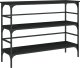 vidaXL Stolik konsolowy, czarny, 100x32x75 cm 2