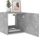 vidaXL Ścienne szafki TV z LED, 2 szt., szarość betonu, 40,5x35x40 cm 6