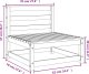 vidaXL Sofa ogrodowa bez podłokietników, biała, 70x70x67 cm, sosnowa 7