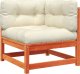 vidaXL Ogrodowa sofa narożna z poduszkami i podnóżkiem 6