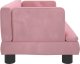 vidaXL Sofa dla dzieci, różowa, 60x40x30 cm, aksamit 3
