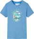 vidaXL Koszulka dziecięca, kolor średni niebieski, 116 1