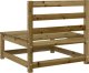 vidaXL Ogrodowa sofa, 70x70x67 cm, impregnowana sosna 5