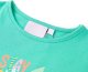 vidaXL Koszulka dziecięca z krótkimi rękawami, miętowa, 116 3