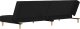 vidaXL 2-osobowa kanapa, 2 poduszki, czarna, tapicerowana tkaniną 8