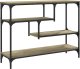 vidaXL Stolik konsolowy, dąb sonoma, 100x30x75 cm 7