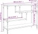 vidaXL Stolik konsolowy, dąb sonoma, 100x30x75 cm 10