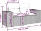 vidaXL Sofa ogrodowa z poduszkami, 2-osobowa, czarna, polirattan 8