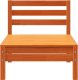 vidaXL Ogrodowa sofa bez podłokietników, woskowy brąz, lita sosna 3