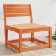 vidaXL Sofa ogrodowa, woskowy brąz, lite drewno sosnowe 1