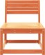 vidaXL Sofa ogrodowa, woskowy brąz, lite drewno sosnowe 4