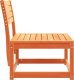 vidaXL Sofa ogrodowa, woskowy brąz, lite drewno sosnowe 5